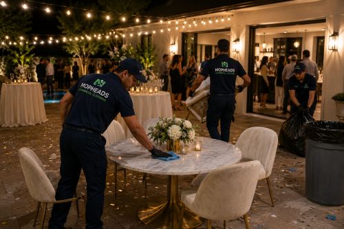 Private Parties and Special Events Cleaning Crew in Phoenix